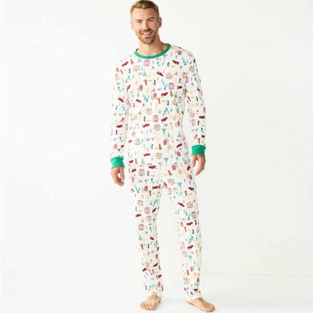 Men's LC Lauren Conrad Jammies for Your Families Holiday Village Pajama Set
